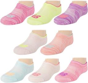 img 4 attached to 🧦 No Show Invisible Liner Socks for Girls by New Balance - 8 Pack