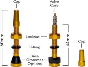 img 1 attached to RoadUp Tubeless Presta Valve Purple