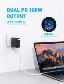 img 3 attached to 💡 IDMIX 100W 4-Port USB C Charger: MacBook Fast PD Charger with GaN Tech for USB C Laptop Devices and iPad