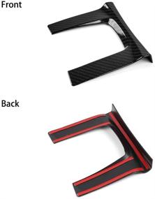 img 3 attached to 🏎️ Premium ABS Carbon Fiber Style Gear Panel Trim for Honda Civic 10th Gen - Automatic Transmission Models (2016-2021)