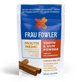 img 4 attached to 🦷 Discover the Power of Frau Fowler MOUTH MEDIC Tooth Powder – Your Ultimate Solution for Botanically Clean, Teeth Whitening, Remineralizing, and Sensitive Teeth Treatment (2 oz / 6+ Week Supply)