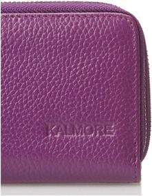 img 2 attached to 👜 Secure Your Essentials with KALMOR Double Blocking Leather Women's Handbags & Wallets