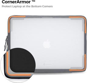 img 3 attached to Tomtoc Recycled Laptop Sleeve And Hard Shell Case For 13-Inch MacBook Air With Retina Display A1932