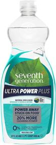 img 4 attached to 🍋 Seventh Generation Ultra Power Plus Dish Liquid Soap, Fresh Citrus Scent - 22 oz (Packaging Variations)