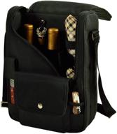 usa-made picnic at ascot insulated wine and cheese cooler bag: premium design and quality логотип