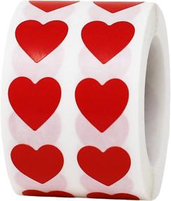 img 4 attached to ❤️ Valentine's Day Crafting & Scrapbooking Red Heart Stickers - 1/2 Inch, Pack of 1,000 Adhesive Stickers