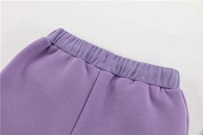 img 1 attached to 🎀 Stylish and Cozy: UNACOO Winter Velvet Casual Purple Girls' Clothing