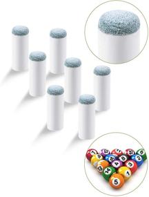 img 2 attached to EBOOT 40 Slip On Pool Cue Tips: The Ultimate Slip-On Cue Tip Replacement for Billiard Players