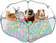 🐹 orangelight portable pet playpen: easy-to-clean small animal cage tent for guinea pig, rabbits, hamster, chinchillas, hedgehogs - indoor/outdoor exercise playpen with foldable design логотип