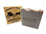 fragrant patchouli and bark soap 🌿 bar by honest amish: a natural cleansing experience logo