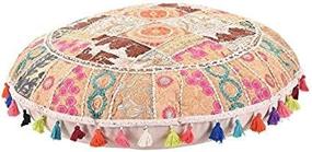 img 1 attached to Flyingasedgle Handmade Colorful Bohemian Meditation Bedding