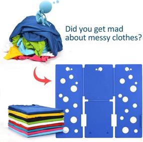 img 3 attached to BoxLegend V2 Shirt Folding Board - Easy 👕 and Fast Adult Clothes Folder for Thicker and Larger Garments