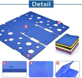 img 2 attached to BoxLegend V2 Shirt Folding Board - Easy 👕 and Fast Adult Clothes Folder for Thicker and Larger Garments