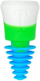 img 2 attached to 🧼 ToHoTon Tech Universal Cleaning Plugs + Caps: Essential Accessories for Odor-Proofing & Storage of Glass Water Pipes/Rigs (1 Large + 2 Medium Sizes, Colorful 2)