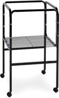 🐦 enhanced bird cage stand with convenient shelf - prevue pet products, black (sp445blk) логотип