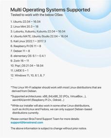 img 2 attached to BrosTrend 650Mbps Linux WiFi Adapter: High-Speed Connectivity for Ubuntu, Mint, Kali, Debian, and more, with Long Range External 5dBi Antenna