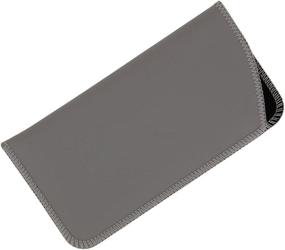 img 1 attached to 🕶️ Stylish Women's Leather Eyeglass Case: Large-Sized Men's Accessories for Sunglasses & Eyewear