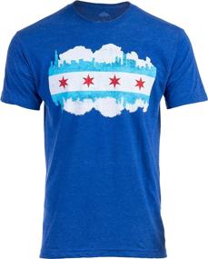 img 3 attached to Vintage Retro Chicago Skyline T Shirt for Men's Clothing - SEO-Enhanced