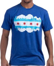 img 4 attached to Vintage Retro Chicago Skyline T Shirt for Men's Clothing - SEO-Enhanced