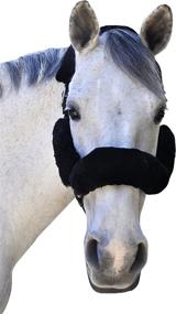 img 1 attached to 🐎 Enhance Horse Comfort and Protection with ECP Merino Sheepskin Halter Fleece Set - 4 Pieces