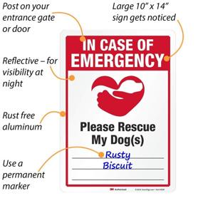 img 1 attached to SmartSign Emergency Please Reflective Aluminum Occupational Health & Safety Products