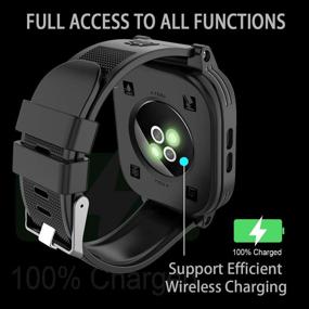 img 1 attached to 📱 SHELLBOX 44mm Waterproof Case for iWatch Series 6/SE/5/4 - Protective with Silicone Band & Built-in Screen Protector (Black)