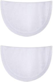 img 1 attached to 🧽 ARTIBETTER 1 Pair Sponge Shoulder Pads - Non Slip White Shoulder Protectors for Sewing