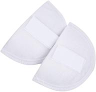 🧽 artibetter 1 pair sponge shoulder pads - non slip white shoulder protectors for sewing logo