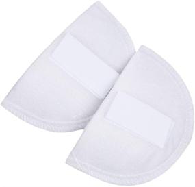 img 4 attached to 🧽 ARTIBETTER 1 Pair Sponge Shoulder Pads - Non Slip White Shoulder Protectors for Sewing