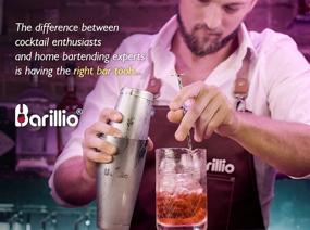 img 1 attached to 🍹 Unleash Your Bartending Skills with Barillio's Seamless Fashioned Bartenders toolkit