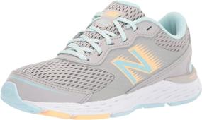 img 4 attached to Стильные и поддерживающие: кроссовки New Balance на шнуровке для девочек