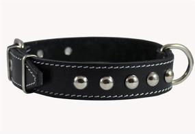 img 2 attached to Genuine Leather Studded Collar Breeds