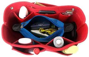 img 1 attached to Organizer Insert Handbag Multi Functional Storage Women's Accessories for Handbag Accessories