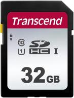 transcend ts32gsdc300s 32 гб памяти uhs i логотип