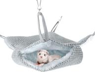 🐾 niteangel pet hammock swing snuggle sack for ferret rats sugar glider squirrels - comfy napping bed pocket logo
