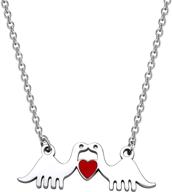 feelmem dinosaur necklace girlfriend anniversary logo