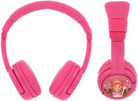 img 3 attached to 🎧 ONANOFF BuddyPhones Play+ - Wireless Bluetooth Kids Headphones, 20-Hour Battery Life, Volume-Limiting, 3 Volume Settings, StudyMode with Voice Enhancement, Answer/Playback Button, BuddyLink Cable, Rose Pink
