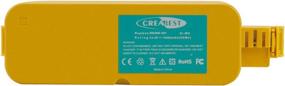 img 1 attached to Creabest 2Packs Battery Replacement 4800MAh