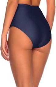 img 1 attached to 👙 RELLECIGA Women's Waisted Covered Control Bikini Coverage: Stylish Swimsuits & Cover Ups for Flattering Silhouettes