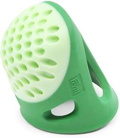 img 3 attached to 🧵 Dritz 204-M Soft Comfort Thimble, Size Medium, Green - Reliable and Comfortable Sewing Aid for Precise Needlework