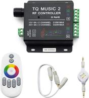 enhance your lighting experience with supernight led rgb music touch controller: rf sensitivity, backlight, remote touching color, 3.5mm audio, 15 music modes - led light strip controller logo