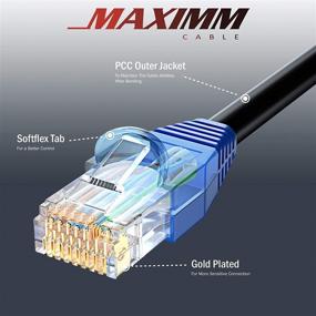 img 2 attached to 🔌 High-performance Maximm Cat6 Outdoor Cable - 50Ft Length for Reliable Connectivity and Durability