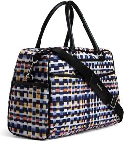 img 1 attached to Essential Vera Bradley Iconic Weekender Bordeaux Travel Accessories for Efficient Packing Organization