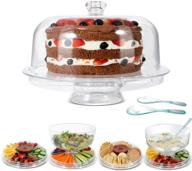 🎂 enhanced mastertop cake stand with dome cover логотип