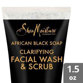 img 3 attached to SheaMoisture African Black Clarifying Facial