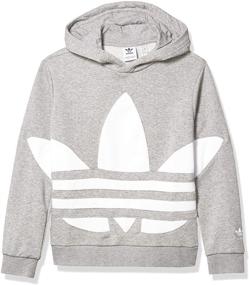 img 3 attached to Adidas Originals Trefoil Hoodie Sweatshirt Boys' Clothing for Fashion Hoodies & Sweatshirts