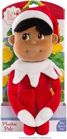 img 4 attached to 19-Inch Dark Skin Elf Plushee Pal - The Elf on the Shelf