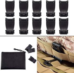 img 4 attached to 🔗 Boosteady MOLLE Clip Tactical Strap Management Tool Web Dominator Buckle: Enhanced Organization for Tactical Bags and Backpacks