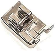 double piping sewing machine presser foot - universal low shank snap-on attachment | compatible with singer, brother, babylock, janome, kenmore, white, juki logo