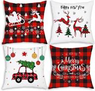 customart christmas pillowcase decorative cushion logo